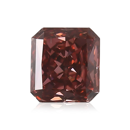 Diamante Radiant Rosso Fancy 0,38 carati VS2 GIA