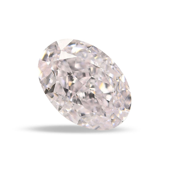 1.27 Carat Very Light Pink Oval Diamond FL GIA