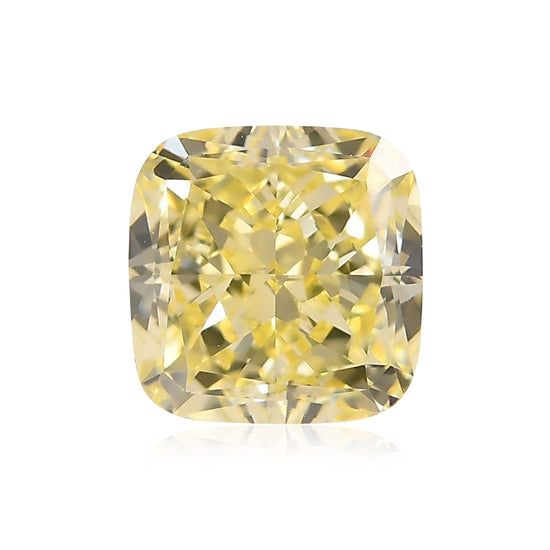 1.07 Carat Fancy Yellow Cushion Diamond VS1 GIA