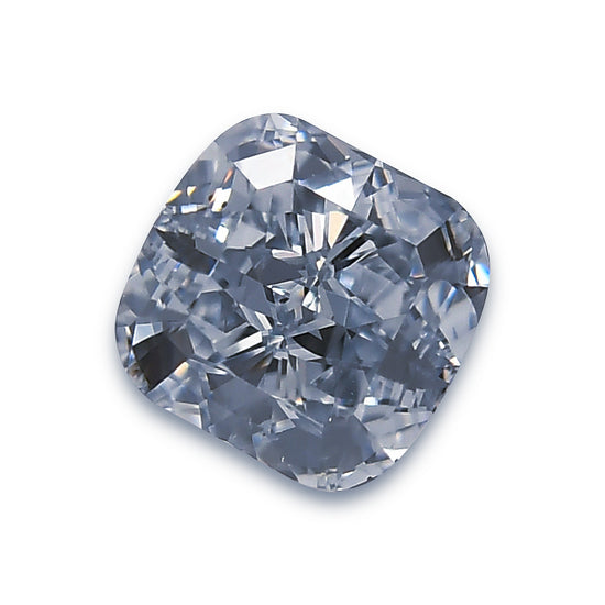 0.82 Carat Fancy Blue Cushion Diamond VS2 GIA