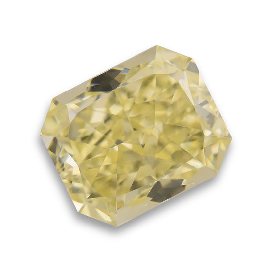 1.22 Carat Fancy Light Yellow Radiant Diamond VS1 GIA