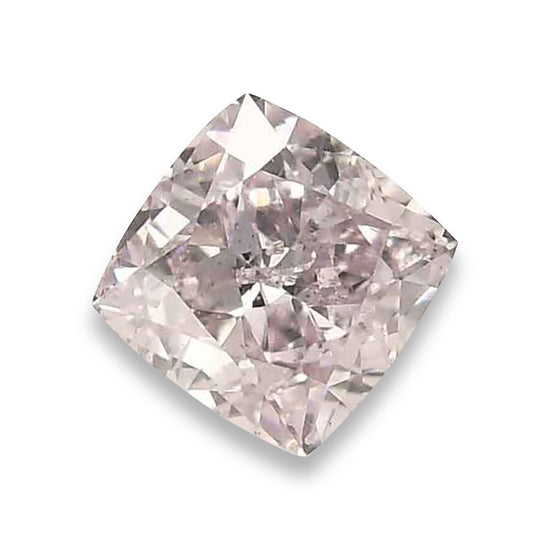 0.40 Carat Fancy Light Purplish Pink Cushion Diamond SI1 GIA