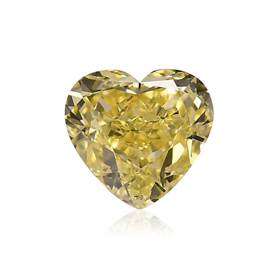 Diamante a CUORE Giallo Fancy da 0,83 carati VS1 GIA