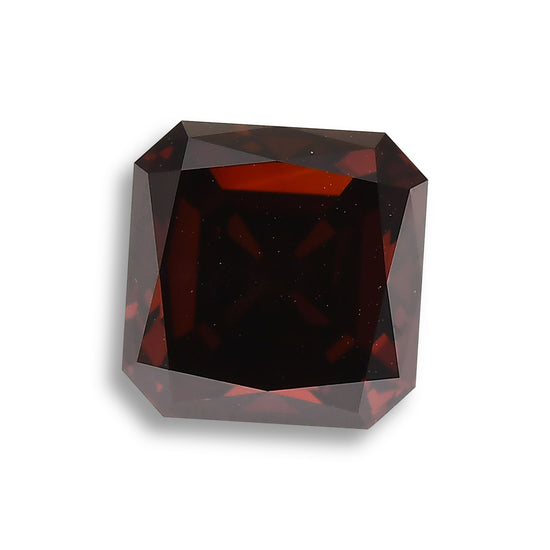 Diamante Radiant Fancy Dark Reddish Brown I1 GIA da 3,83 carati