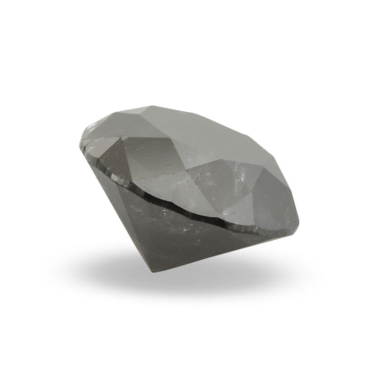 2.90 Carat Fancy Black Round Brilliant Diamond  GIA