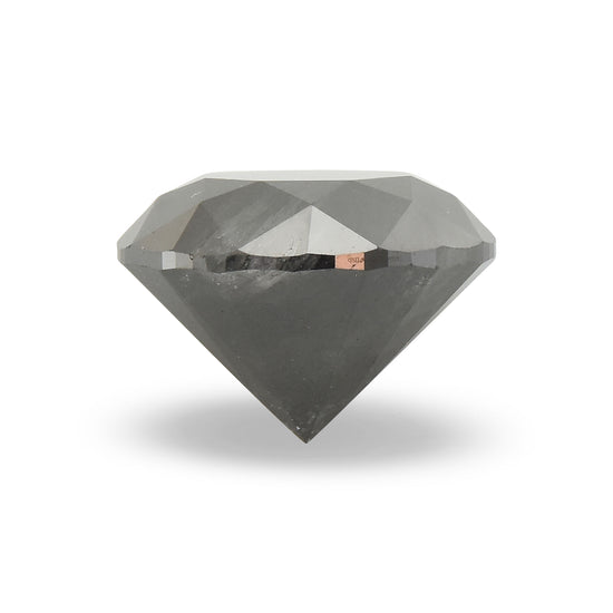 1.68 Carat Fancy Black Round Brilliant Diamond  GIA
