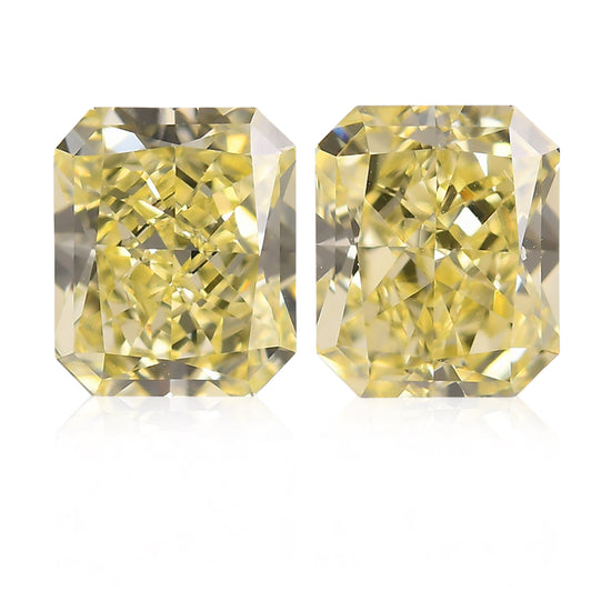 Diamanti Radianti Giallo Chiaro Fantasia da 2,28 Carati VVS1
