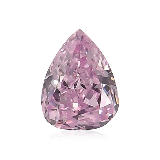 0,10 Karat Fancy Intense Purple Pink Pear Diamant (SI1) GIA