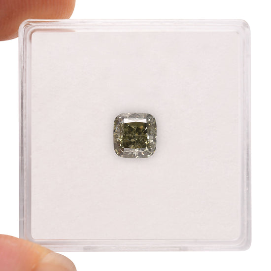 1.00 Carat Chameleon Cushion Diamond SI2 GIA