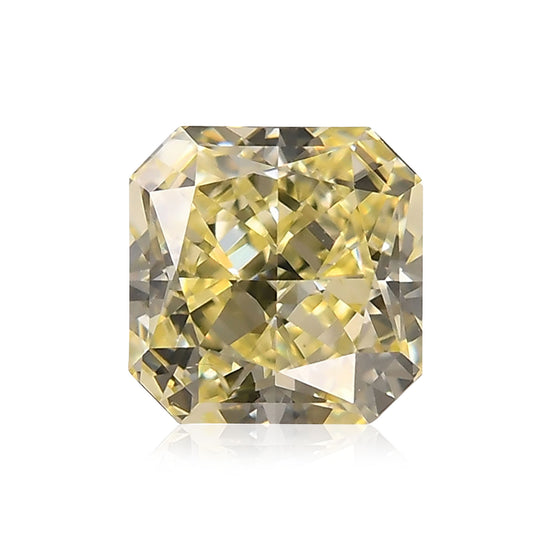1.10 Carat Fancy Light Yellow Radiant Diamond VS2 GIA