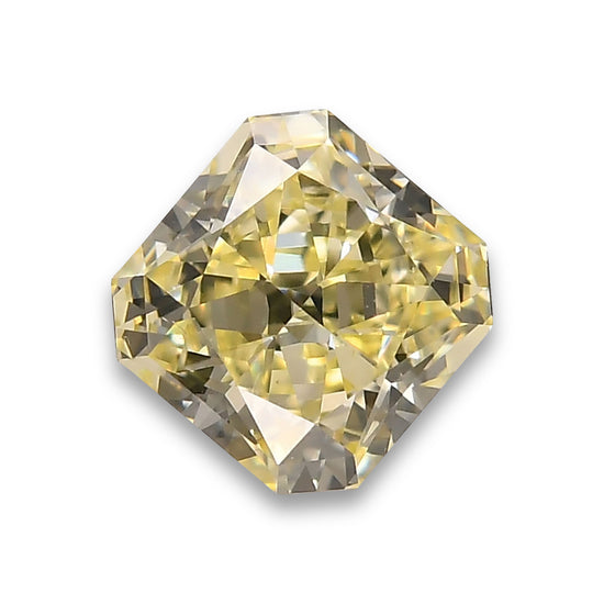 1.10 Carat Fancy Light Yellow Radiant Diamond VS2 GIA