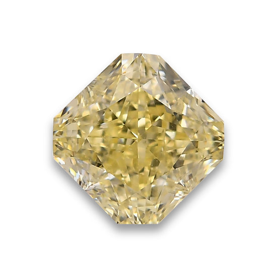 1.20 Carat Fancy Yellow Radiant Diamond VVS2 GIA