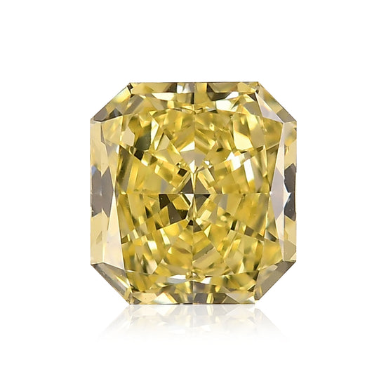Diamante radiante giallo fantasia 1,04 carati VVS1 GIA