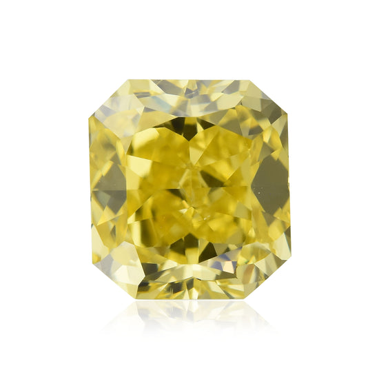 1.03 Carat Fancy Vivid Yellow Radiant Diamond SI1 GIA
