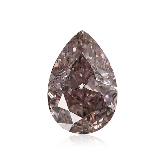 1.07 Carat Fancy Brown Pink Pear Diamond SI2 GIA