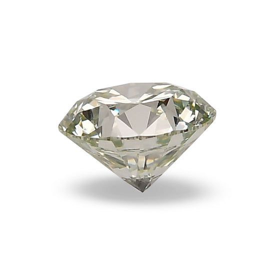0.54 Carat Light Green Round Brilliant Diamond (SI1) GIA