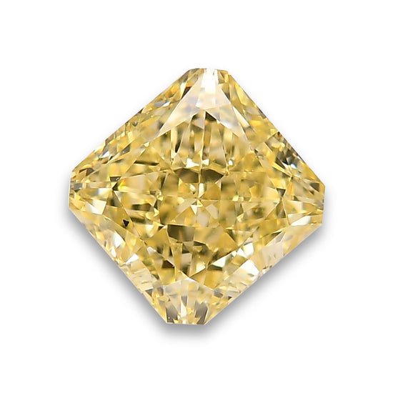 1.26 Carat Fancy Yellow Radiant Diamond VS2 GIA