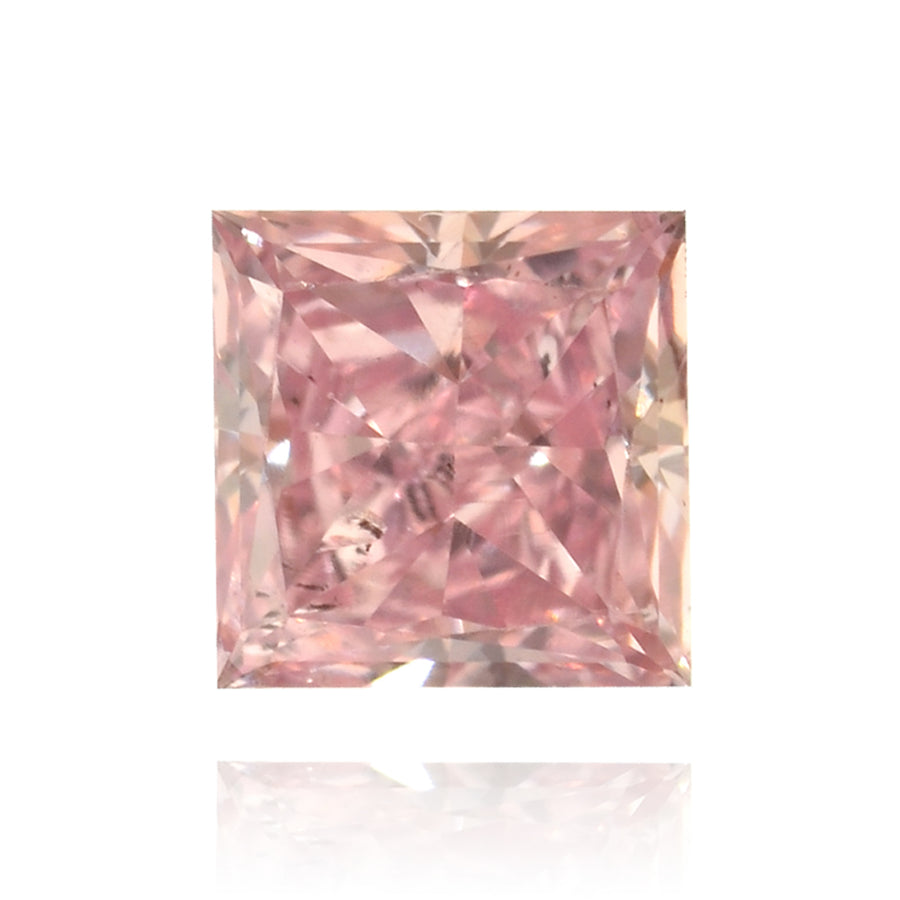 0.17 Carat Fancy Pink Princess Argyle Diamond SI2 GIA