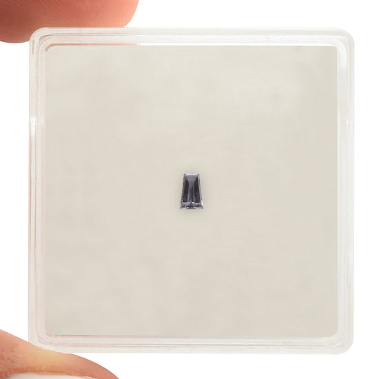 0.05 Carat Fancy Violet Gray Taper Diamond (VS2) GIA