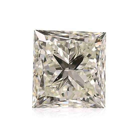 1,01 Karat sehr heller, grüner Prinzessschliff-Diamant VVS1 GIA