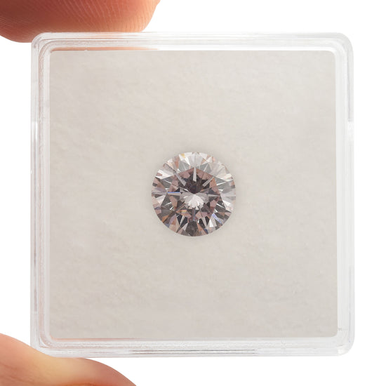 1.40 Carat Light Pink Round Brilliant Diamond SI2 GIA
