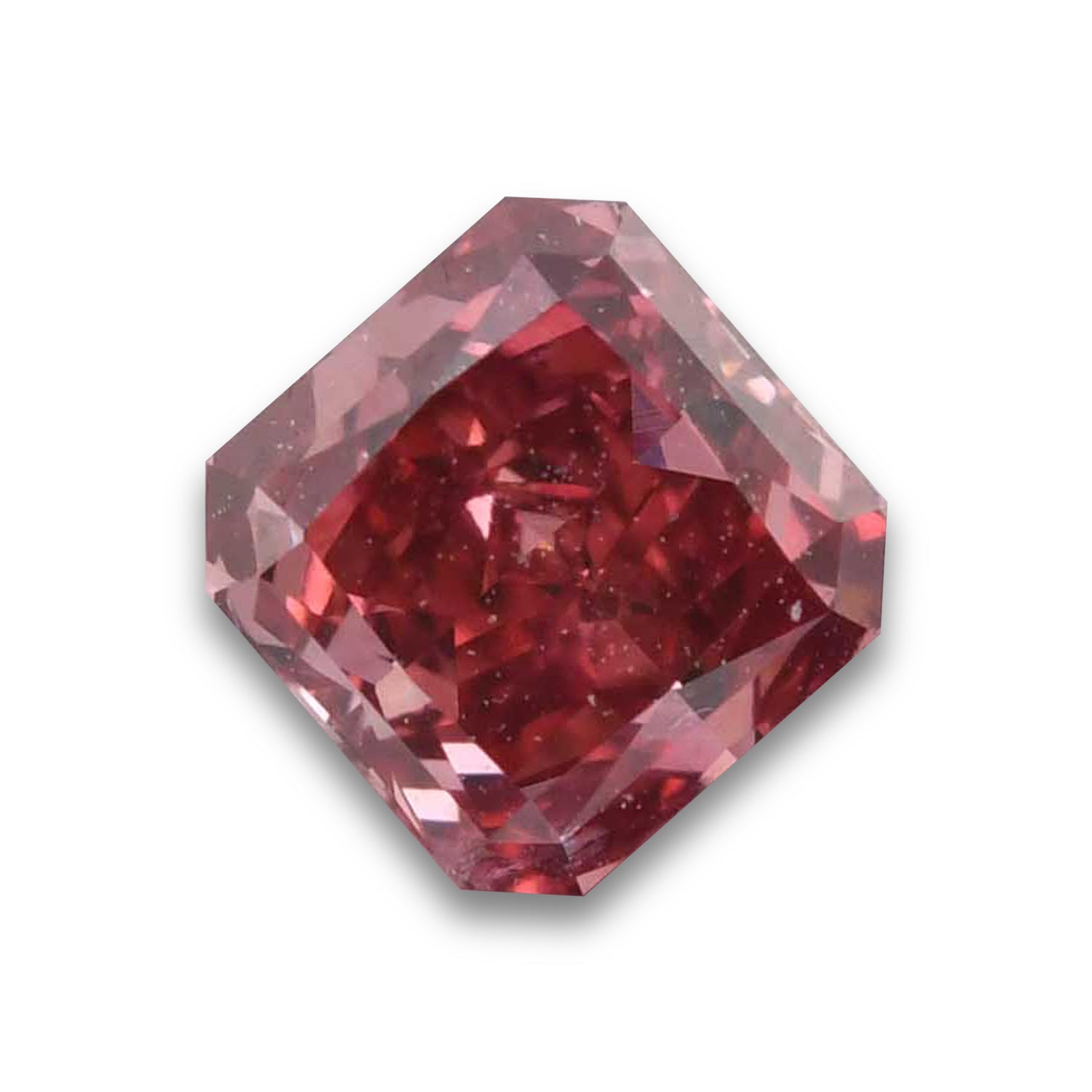 0.42 Carat Fancy Red Radiant Diamond SI1 ARGYLE & GIA