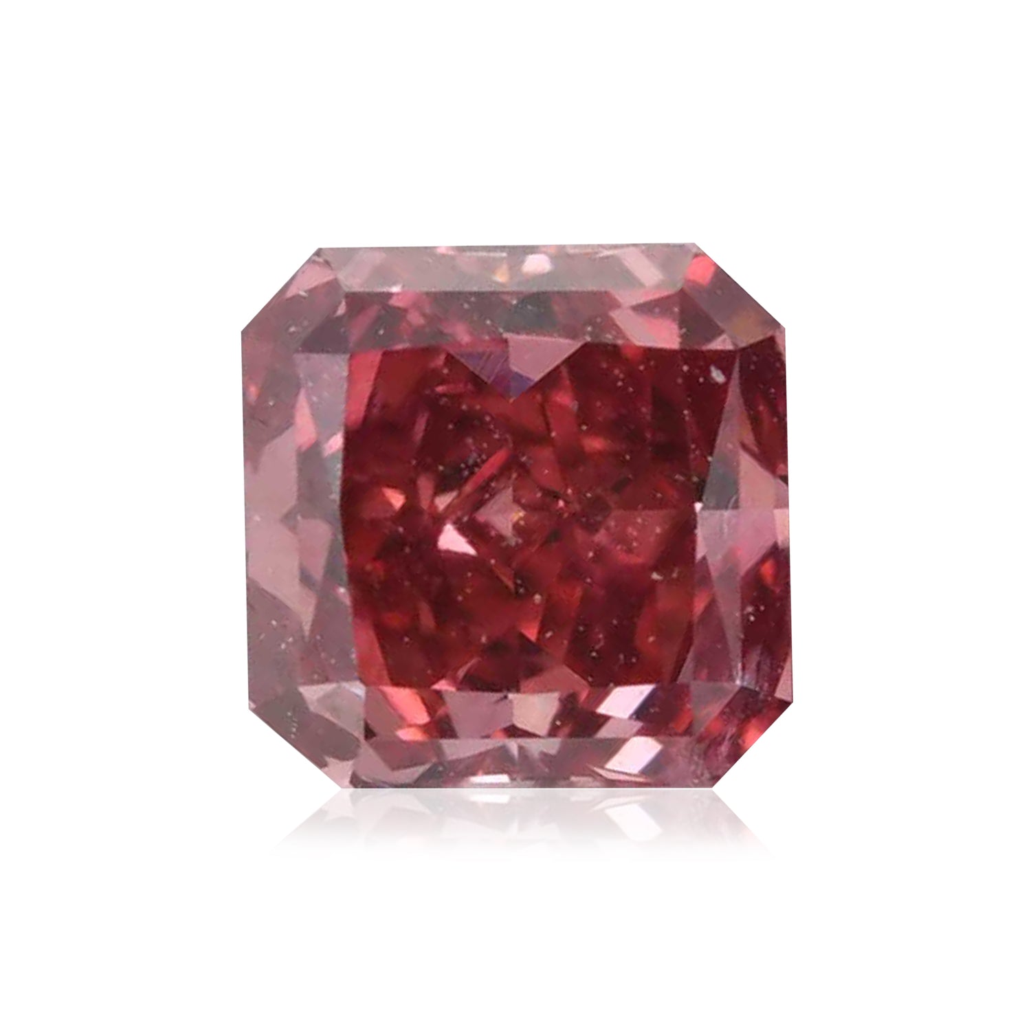 0.42 Carat Fancy Red Radiant Diamond SI1 ARGYLE & GIA