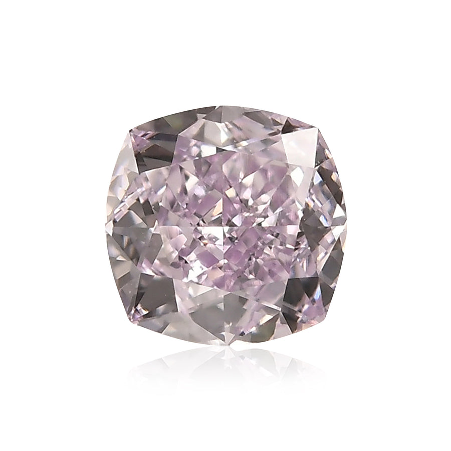 0.84 Carat Fancy Pink Purple Cushion Diamond VS1 GIA