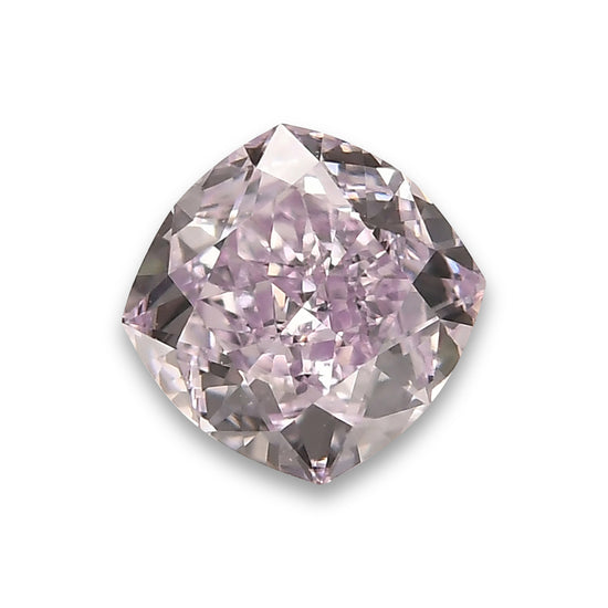 0.84 Carat Fancy Pink Purple Cushion Diamond VS1 GIA