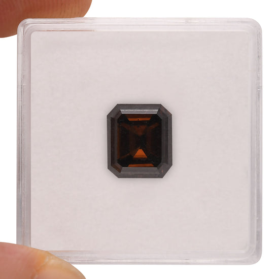 Smeraldo Fancy Dark Orangy Brown di 3,12 carati, SI2 GIA