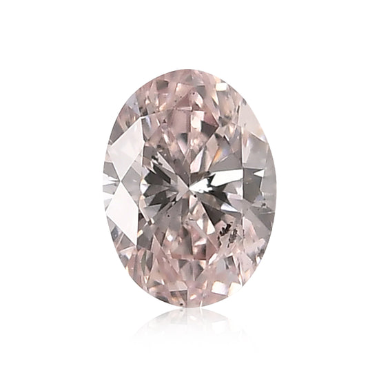 0.18 Carat Fancy Light Pink Oval Argyle Diamond SI2 GIA