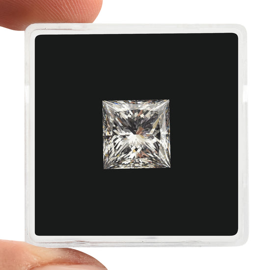 3.73 Carat E Princess Diamond SI1 GIA