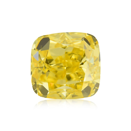 Diamante Giallo Fancy Vivid Taglio Cuscino da 1.02 Carati SI1 GIA