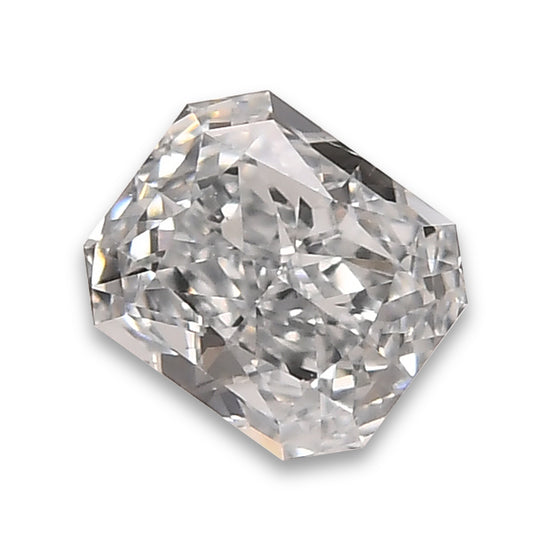 0.51 Carat Fancy Light Grayish Blue Radiant Diamond SI1 GIA