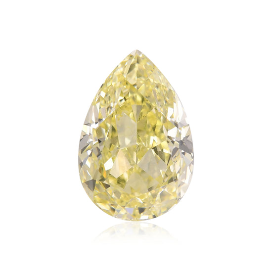3,07 Karat Fancy Yellow Pear Diamant VS2 GIA
