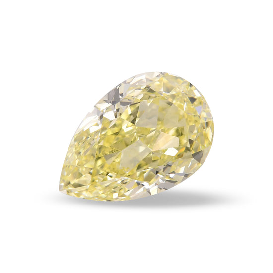3,07 Karat Fancy Yellow Pear Diamant VS2 GIA