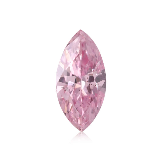 0.08 Carat Fancy Intense Purplish Pink Marquise Diamond (SI1) GIA