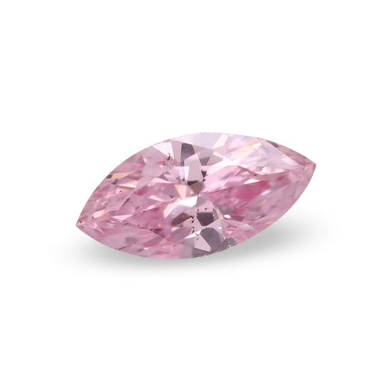 0.08 Carat Fancy Intense Purplish Pink Marquise Diamond (SI1) GIA