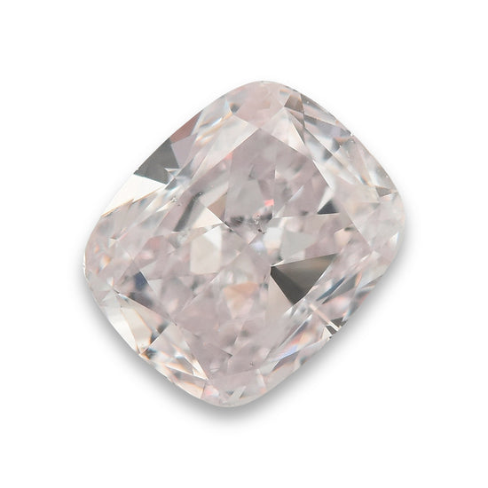 0.50 Carat Very Light Pink Cushion Diamond SI1 GIA