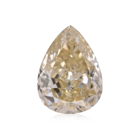 1.11 Karat Fancy Brownish Greenish Yellow Pear Diamant SI2 GIA