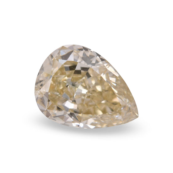 1.11 Karat Fancy Brownish Greenish Yellow Pear Diamant SI2 GIA