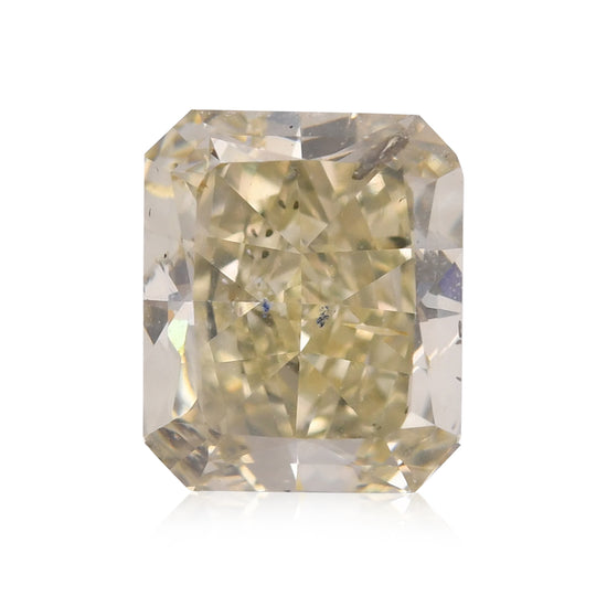 1,44 Karat Fancy Bräunlich Grünlich Gelber Radiant Diamant I1 GIA