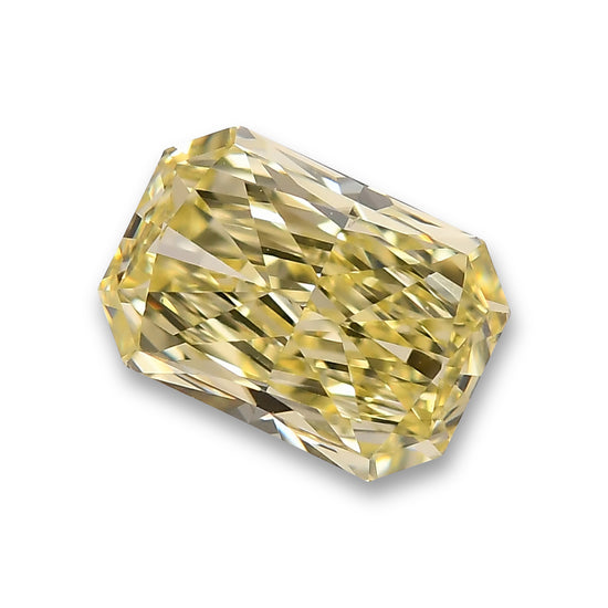 Diamante Radiante Giallo Chiaro Fancy da 1.20 Carati IF GIA