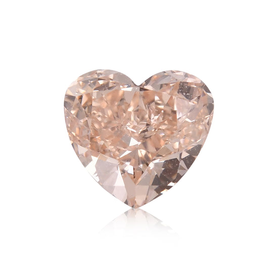 Diamante a cuore Fancy Brownish Orangy Pink da 1,57 carati VS2 GIA
