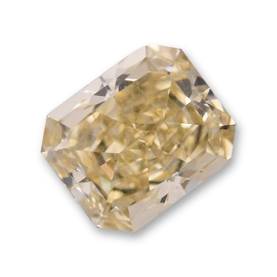 Diamante Radiant Fancy Brownish Yellow da 1,16 carati IF GIA