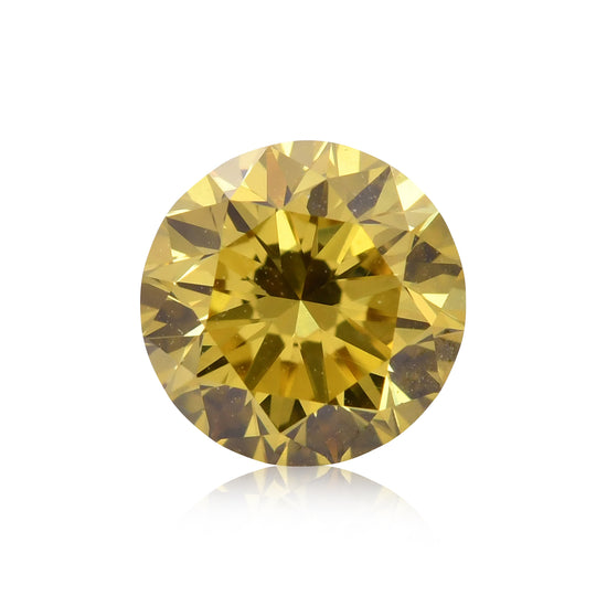 Diamante rotondo taglio brillante Fancy Deep Yellow da 1,20 carati VS1 GIA