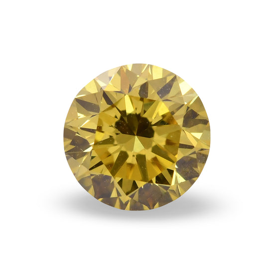 Diamante rotondo taglio brillante Fancy Deep Yellow da 1,20 carati VS1 GIA