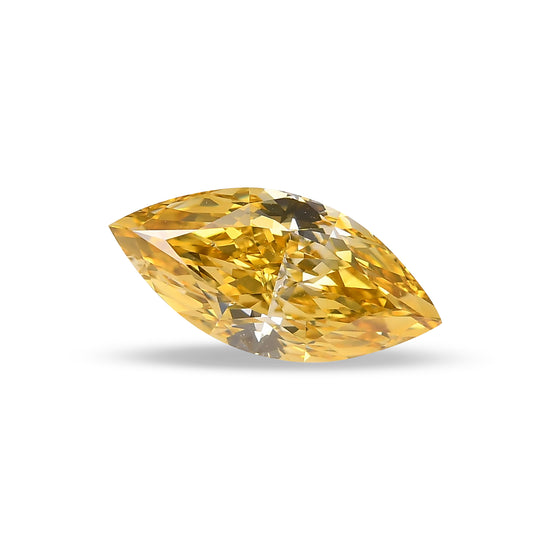 Diamante GIA Marchise Giallo Intenso Fantasia 1.50 carati SI1