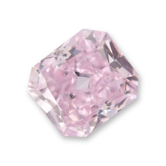 0.27 Carat Fancy Purplish Pink Radiant Diamond SI1 GIA