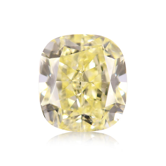 1,71 Karat Fancy Light Yellow Kissenschliff Diamant VS2 GIA